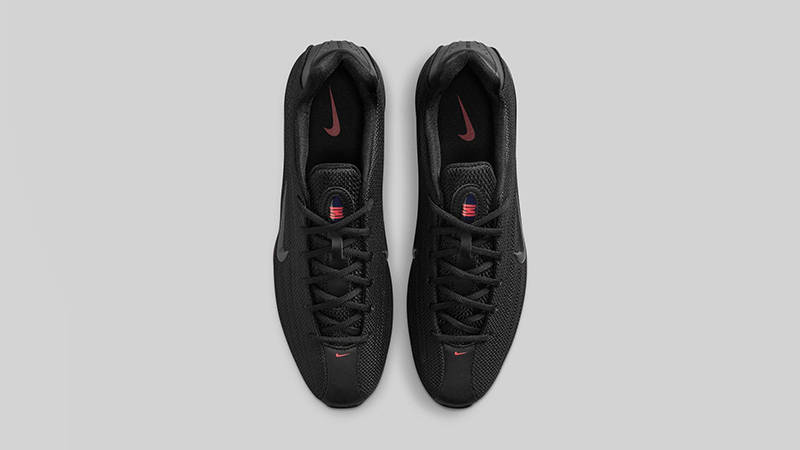 Nike Shox Z Black Red HQ7540-002 middle