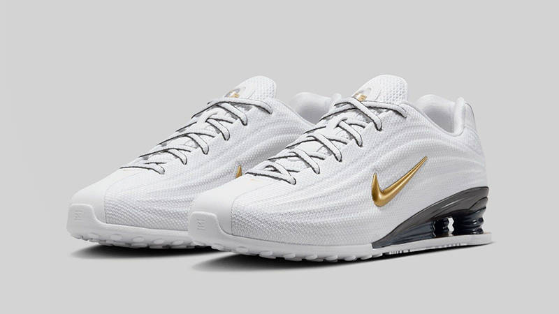Nike Shox Z White Gold HQ7540-100 front