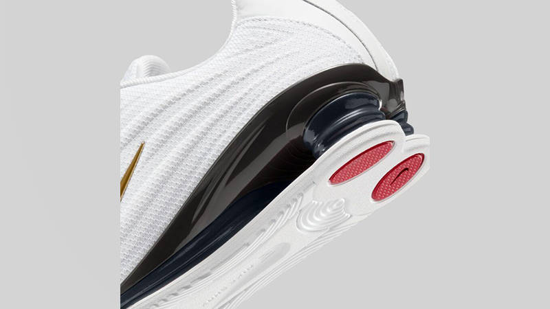 Nike Shox Z White Gold HQ7540-100 heel