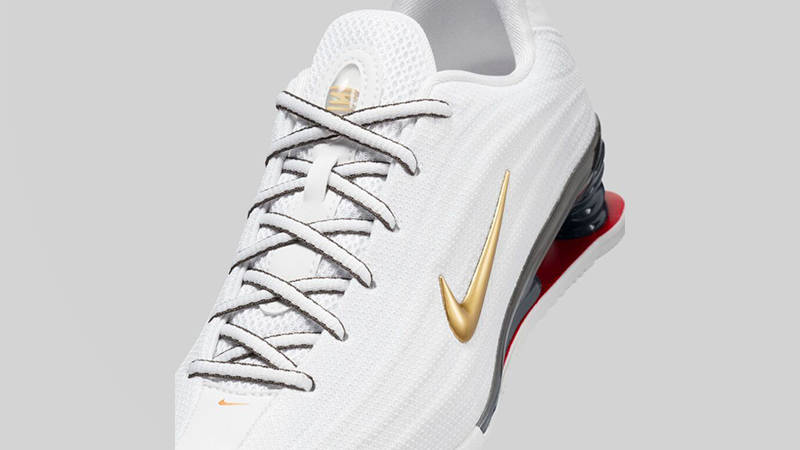 Nike Shox Z White Gold HQ7540-100 tongue