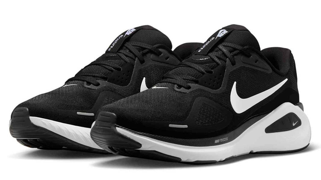Nike Structure 26 Black White Front