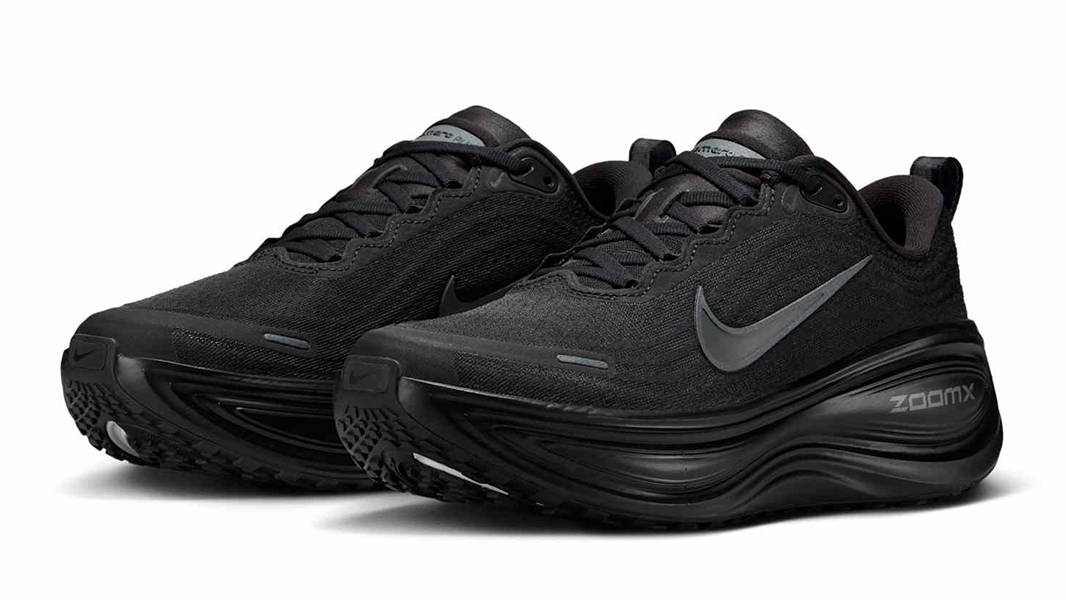 Nike Vomero Plus Black Metallic Dark Grey Womens HV8154-001 Side