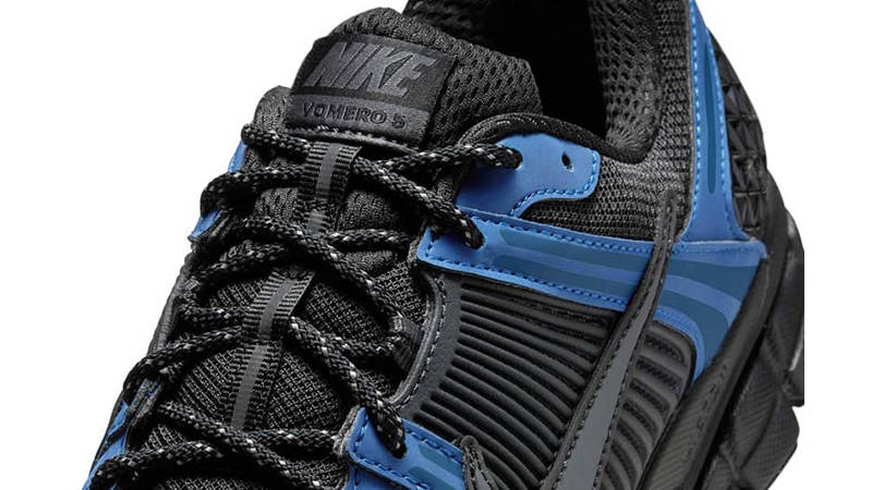 Nike Zoom Vomero 5 Court Blue Black HV6900-001 tongue