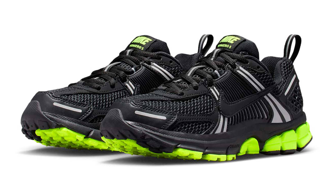 Nike Zoom Vomero 5 GS Black Volt HF6998-009 Side