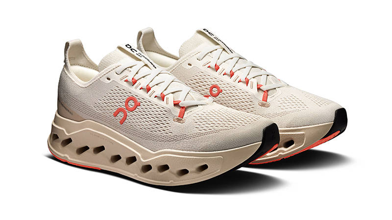 On Running Cloudsurfer Ivory Salmon 3MF3043 front