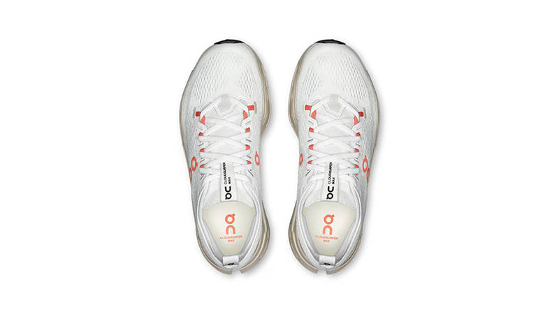 On Running Cloudsurfer Ivory Salmon Womens 3WF30223297 middle