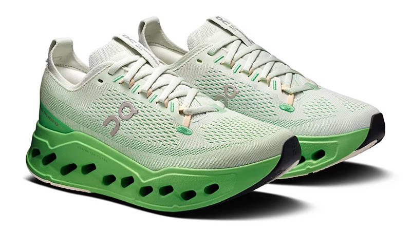 On Running Cloudsurfer Max Mineral Honeydew Womens 3WF30224288 front