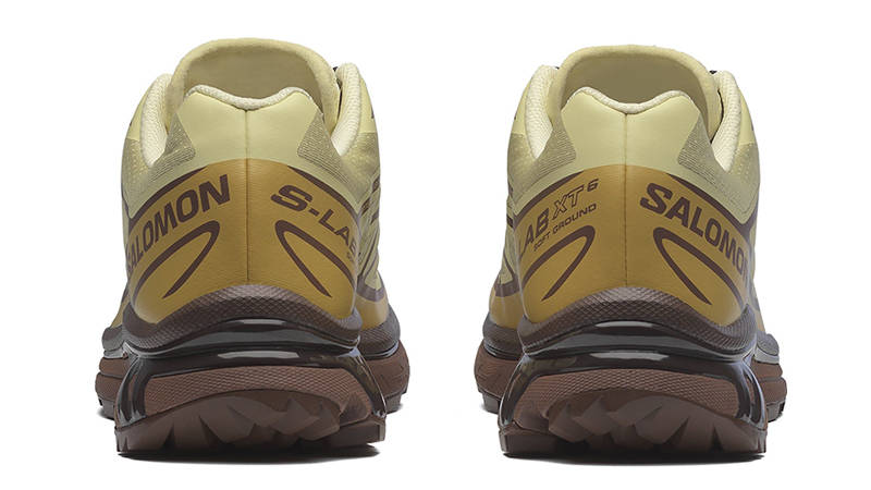 Salomon XT-6 Dusty Yellow French Roast L47869500 back