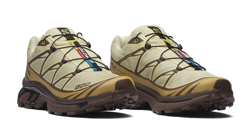Salomon XT-6 Dusty Yellow French Roast L47869500 front