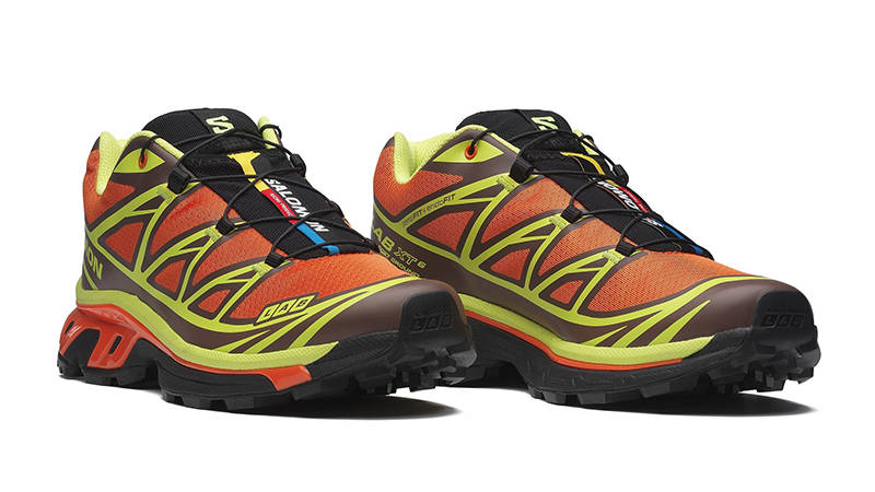 Salomon XT-6 Red Orange Green L47869600 front