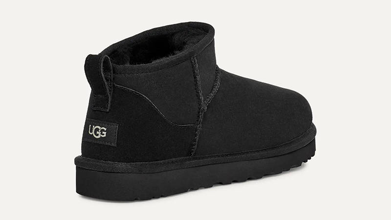 UGG Classic Ultra Mini Black Mens 1137391-BLK Back