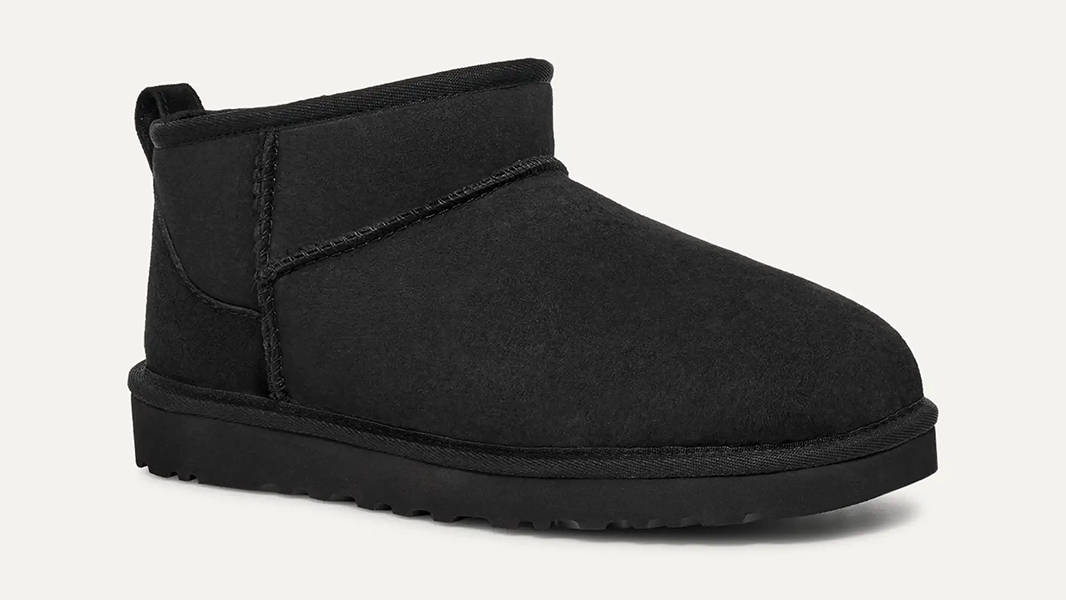 UGG Classic Ultra Mini Black Mens 1137391-BLK Side