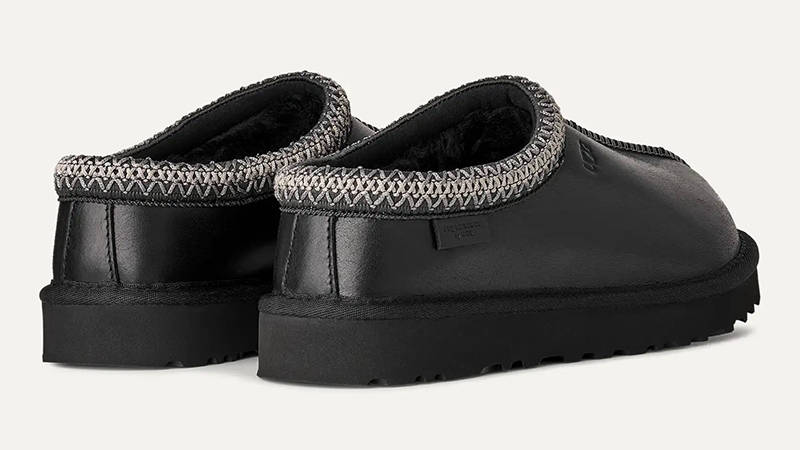 UGG Tasman Leather Regenerate Black Womens 1170292-BLK Back