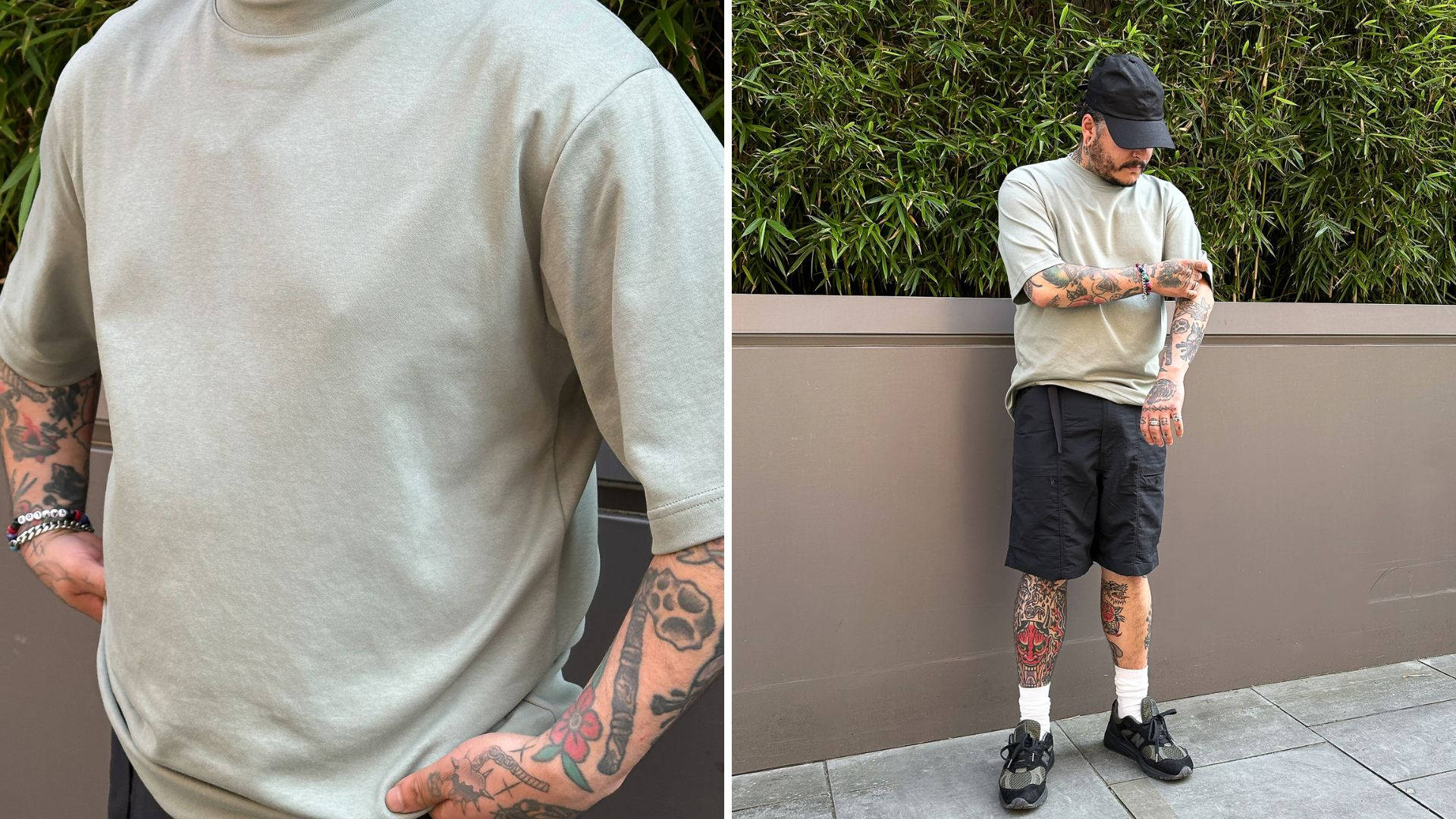 UNQILO AIRism Cotton Oversized Crew Neck T-Shirt
