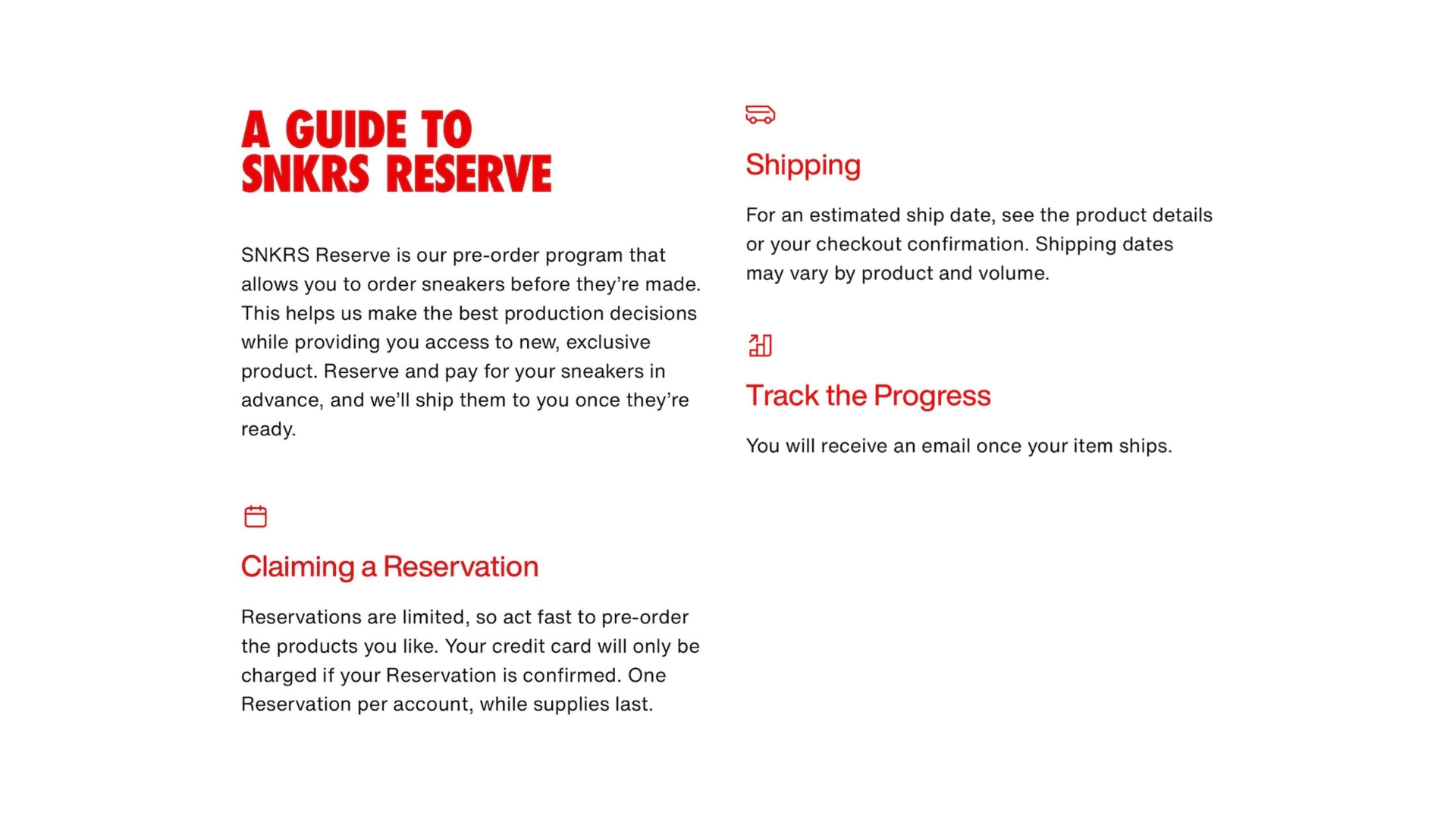 snkrs order in progress