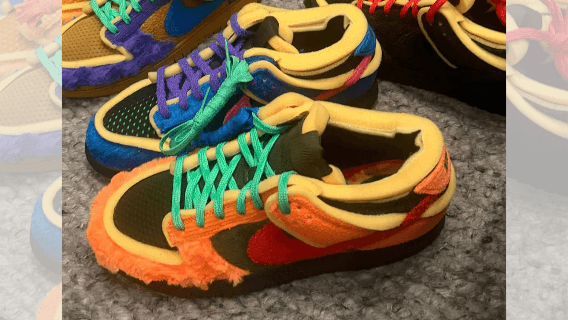 Cactus Plant Flea Market x Nike Dunk Low Swamp Sponge Orange Olive