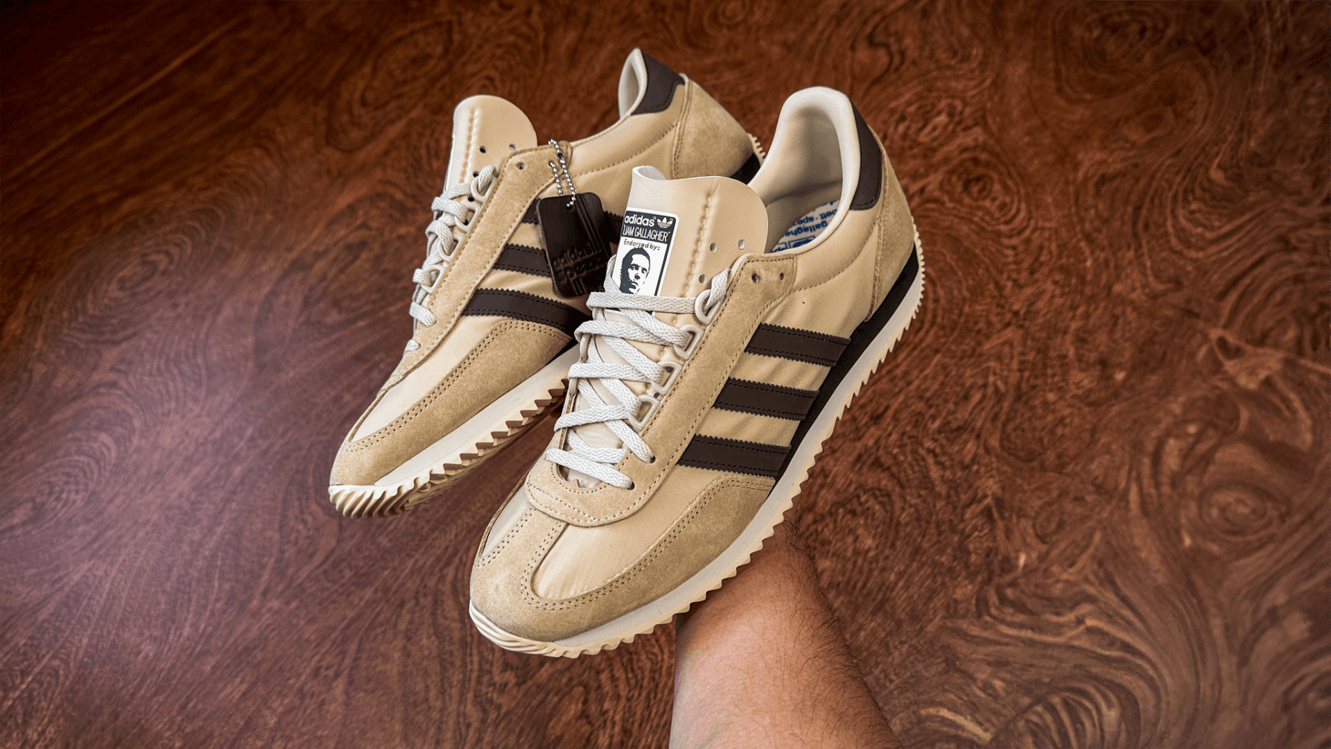 Liam Gallagher x adidas SPZL Achille Stone Khaki