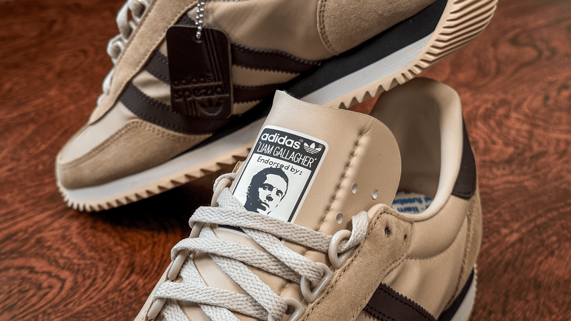 Liam Gallagher x adidas SPZL Achille Stone Khaki