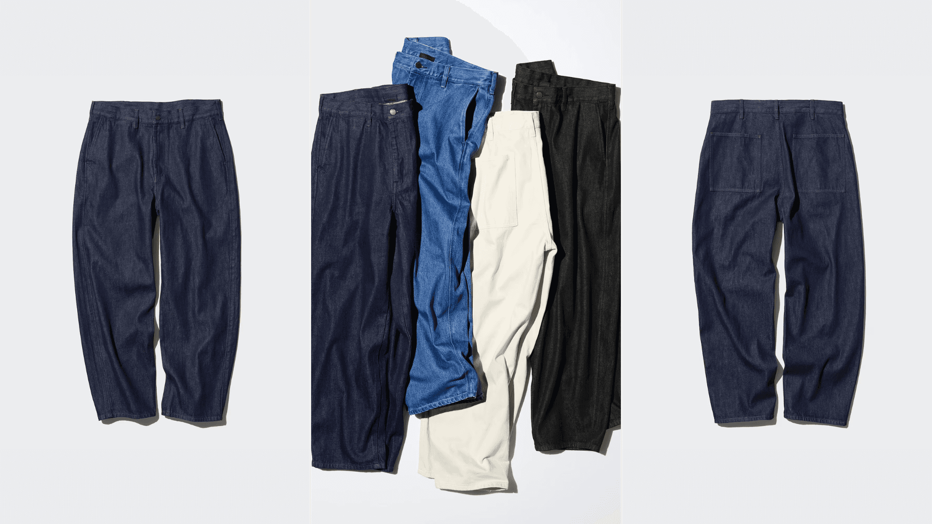 Wide Tapered Jeans (Longer)