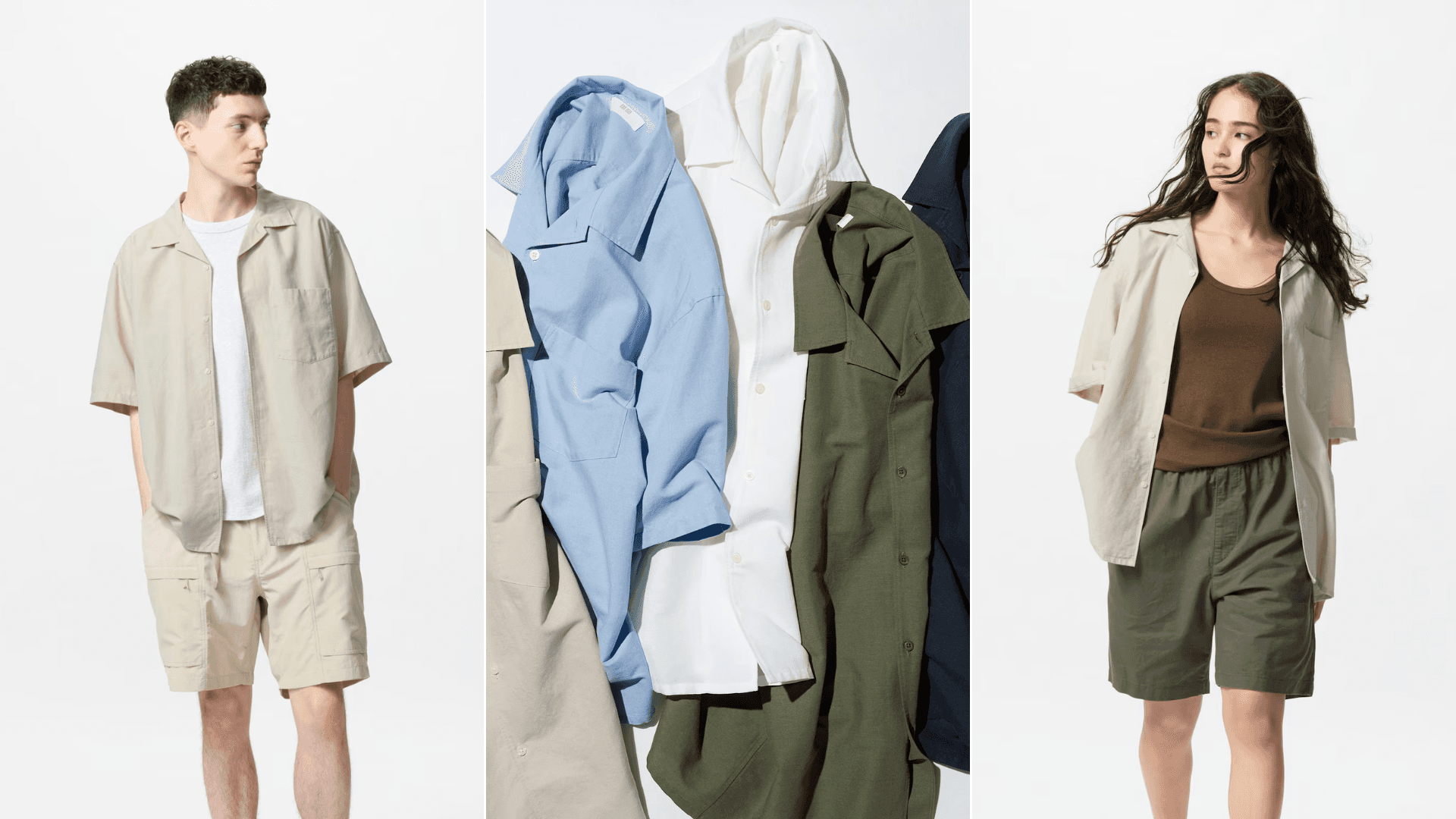 Cotton Linen Shirt (Short Sleeve)