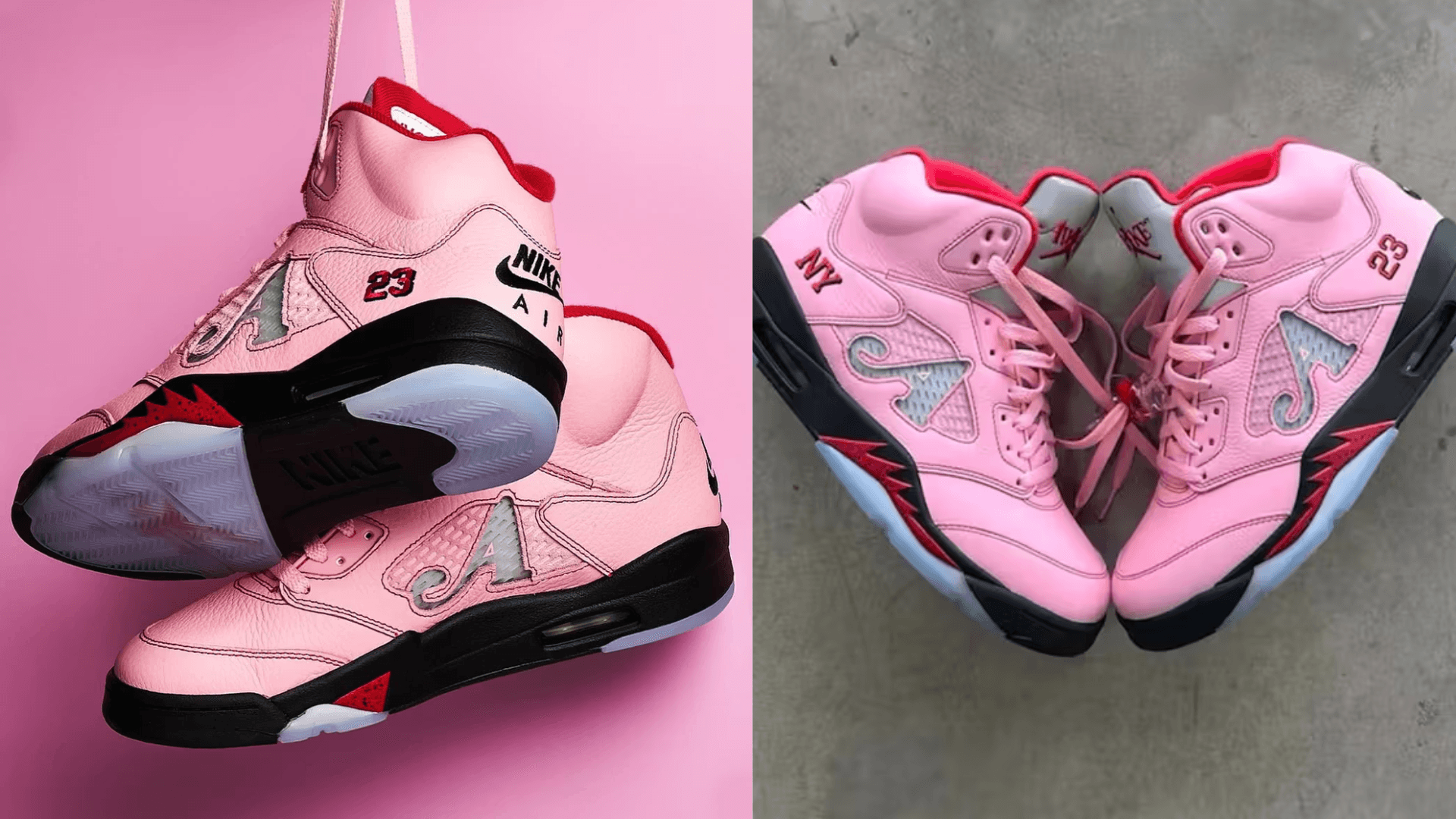 Awake NY x Air Jordan 5 OG SP Bubblegum Pink