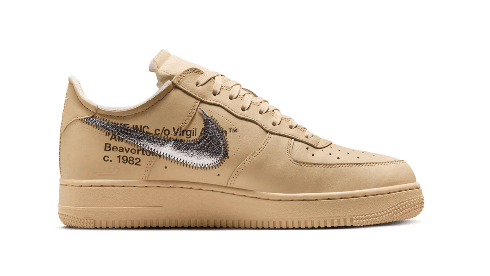via Nike Off-White x Nike Air Force 1 Low Sesame