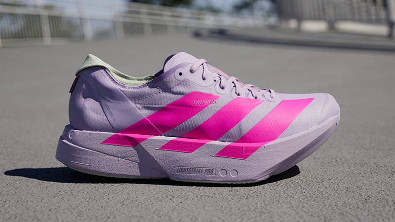 adidas Adizero Adios Pro Powder Plum Pink JR4947 The Sole