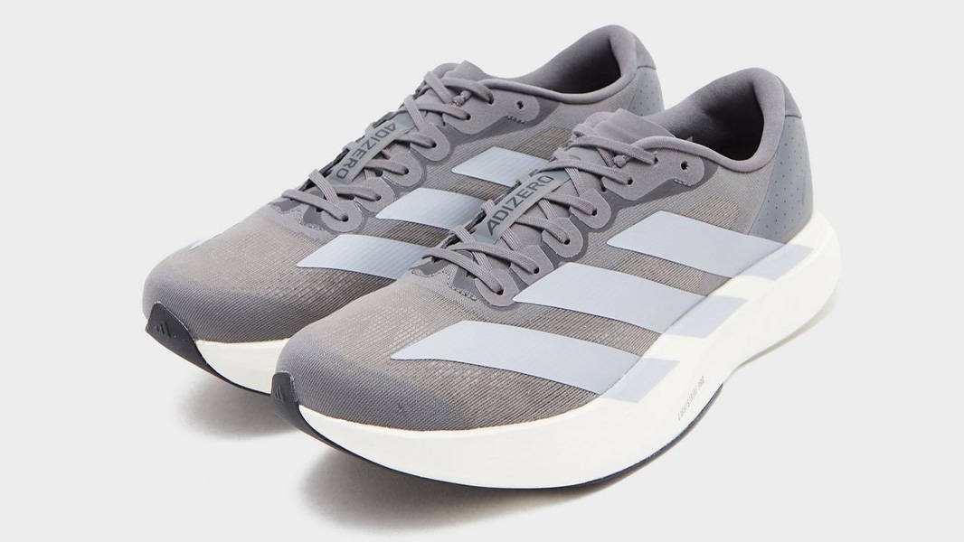 adidas Adizero EVO SL Grey Halo Silver Front