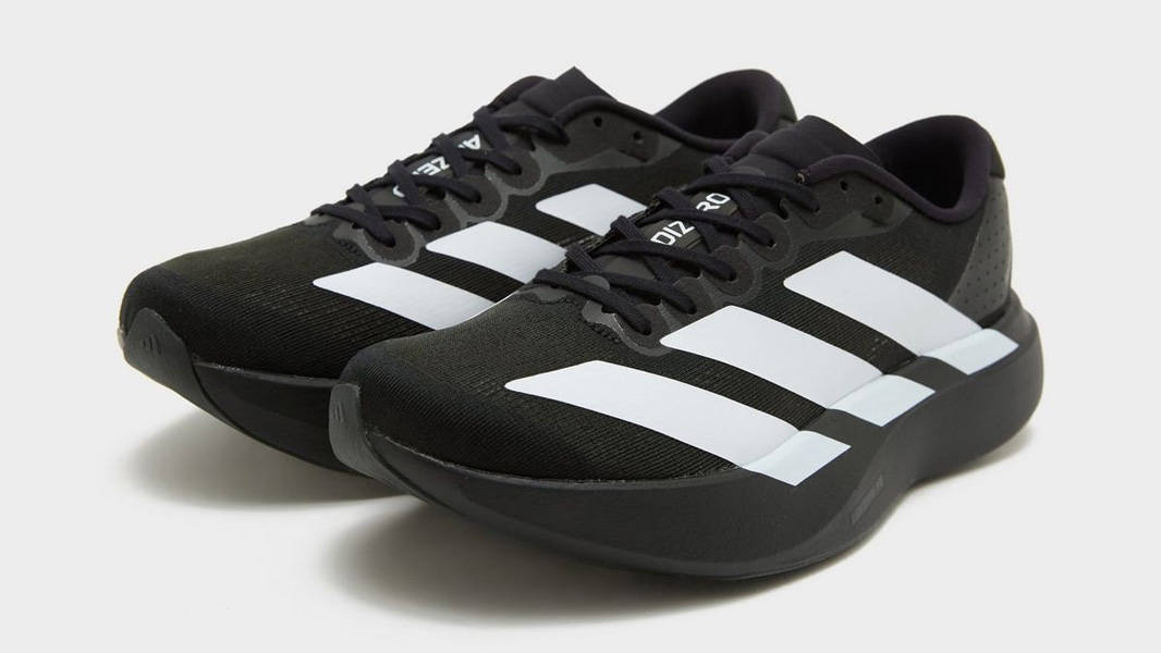 adidas Adizero EVO SL GS Black White Front
