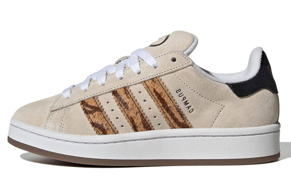 adidas Campus 00s GS Leopard Stripes Wonder White