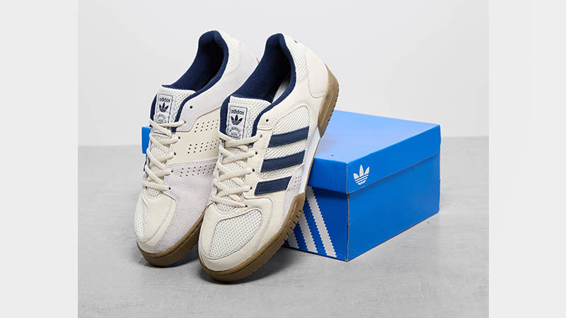 adidas Consortium Fechten Indoor Cream Blue front
