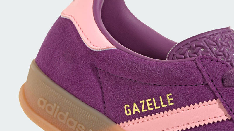 adidas Gazelle Indoor GS Rich Mauve Closeup