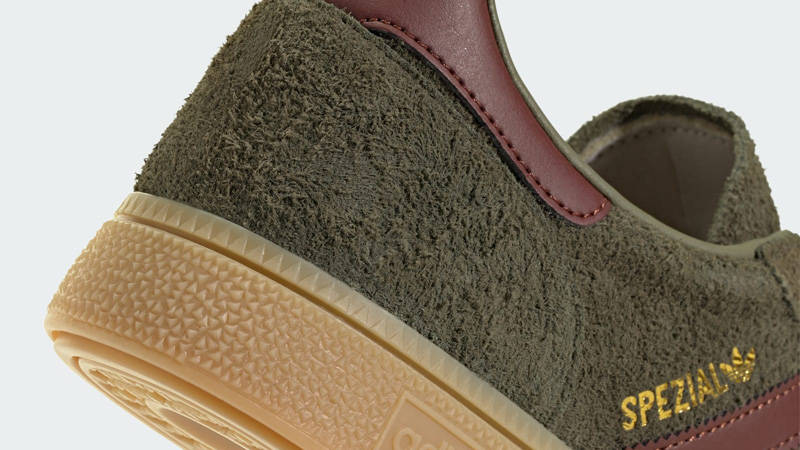 adidas Handball Spezial Focus Olive Fox Brown Closeup
