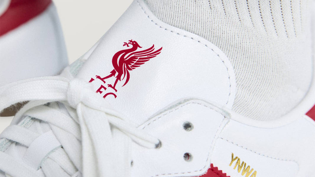 adidas Samba Liverpool FC Closeup