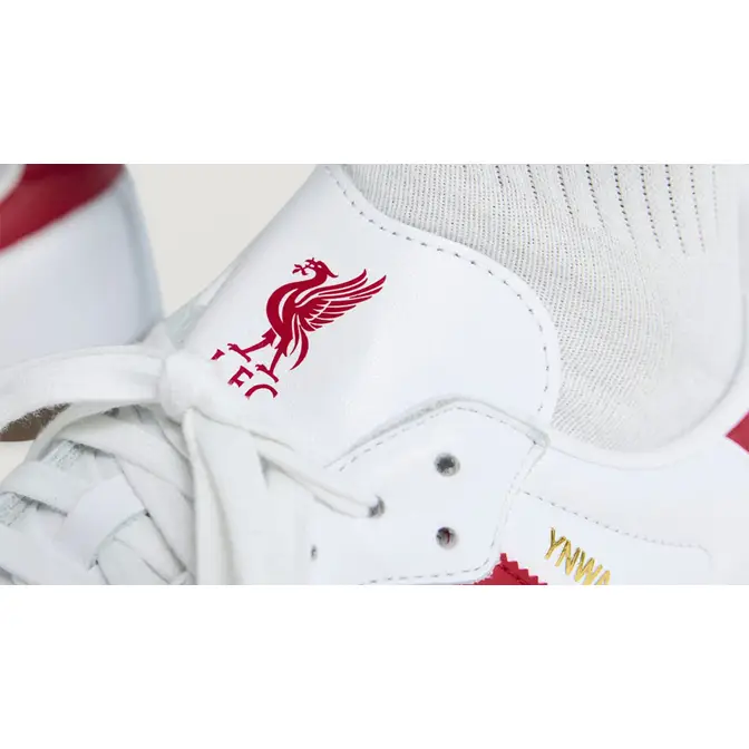 adidas Samba Liverpool FC Closeup