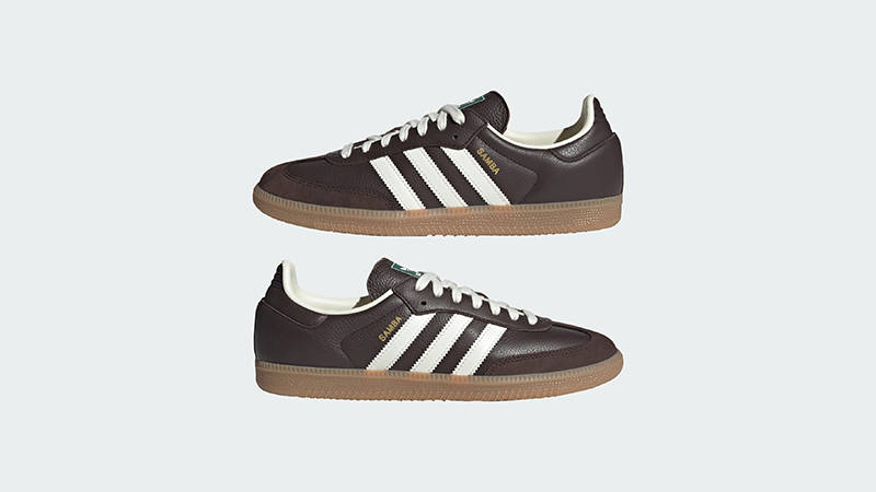 adidas Samba OG Dark Brown JR0891 feature