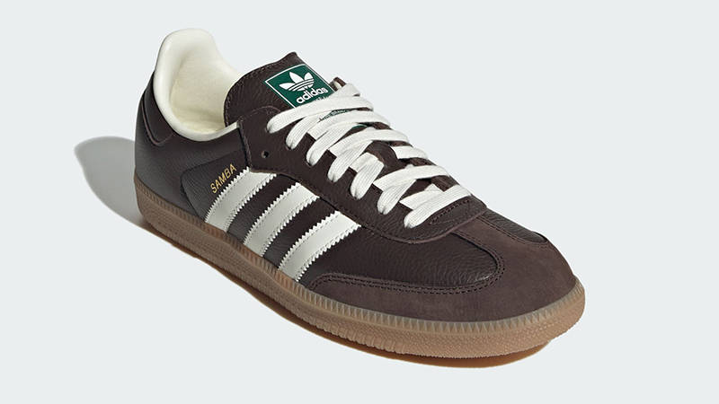 adidas Samba OG Dark Brown JR0891 front