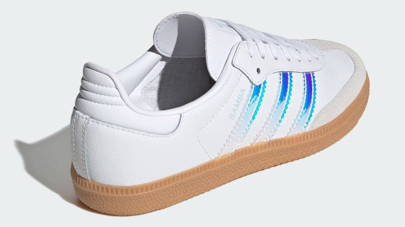 adidas Samba OG GS White Iridescent Back