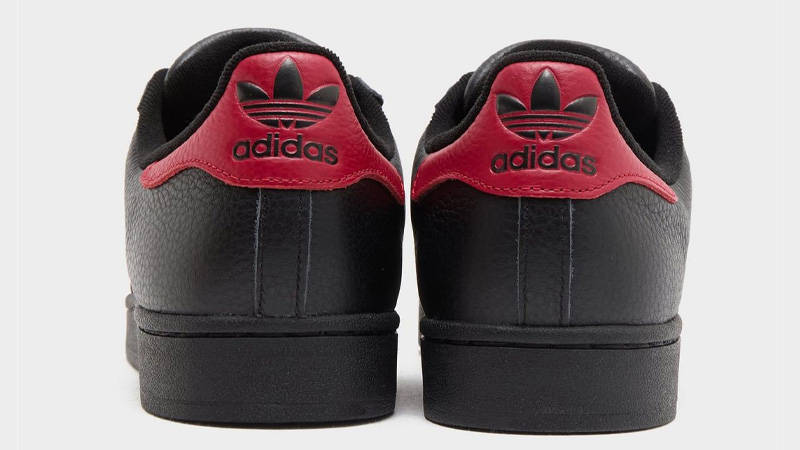 adidas Superstar II Black Red Back