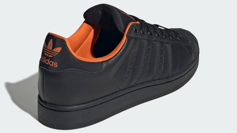 adidas Superstar II Core Black Orange Back