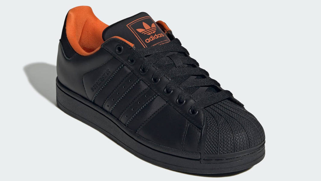 adidas Superstar II Core Black Orange Front