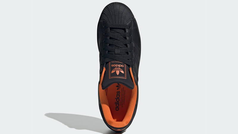 adidas Superstar II Core Black Orange Middle