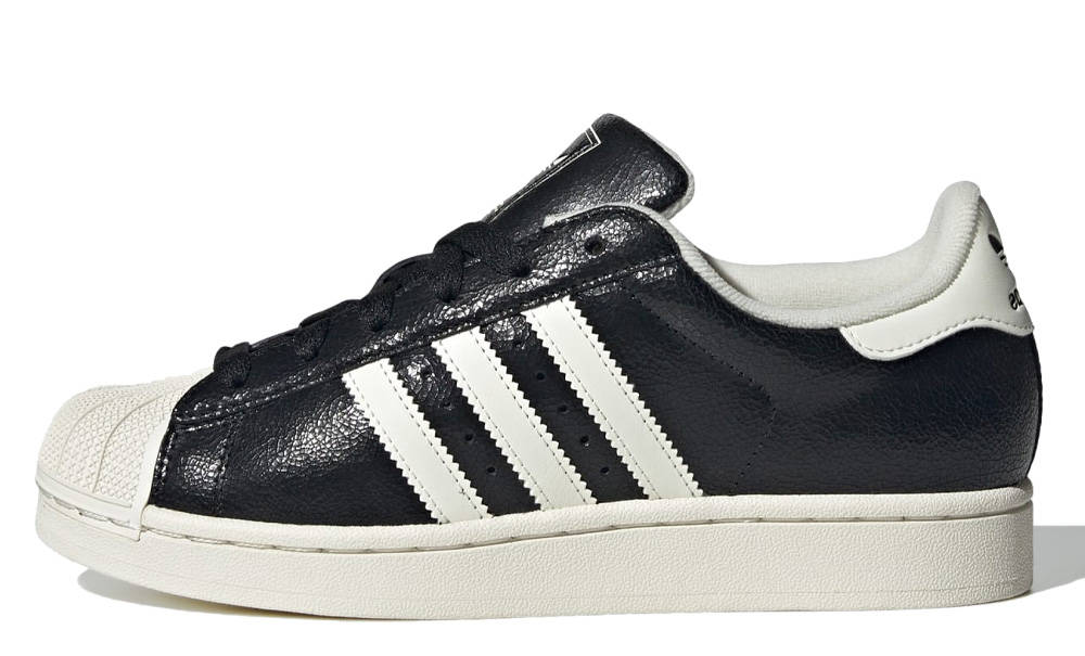 adidas Superstar II Cracked Leather Black
