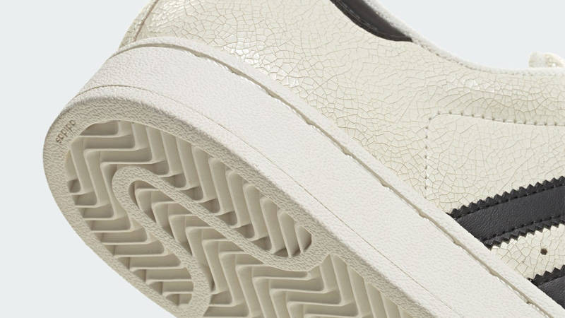 adidas Superstar II Cracked Leather Off White Closeup