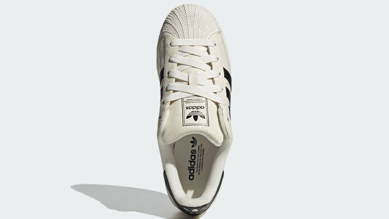 adidas Superstar II Cracked Leather Off White Middle
