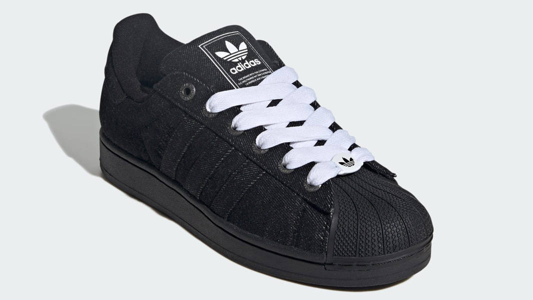 adidas Superstar II Denim Black Front