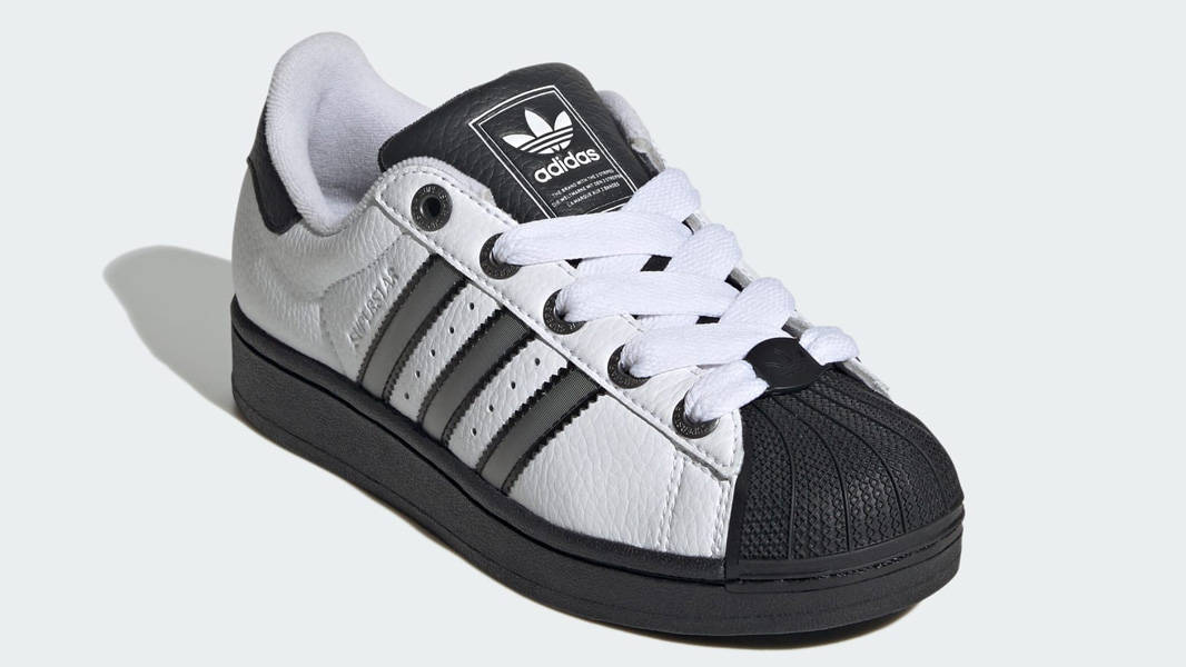adidas Superstar II GS Cloud White Matte Silver Front