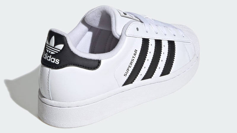 adidas Superstar II GS White Black Back