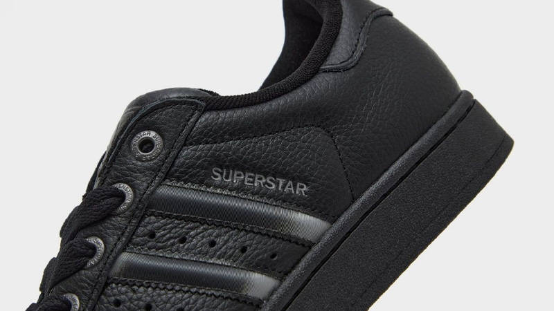 adidas Superstar II Lenticular Black Closeup