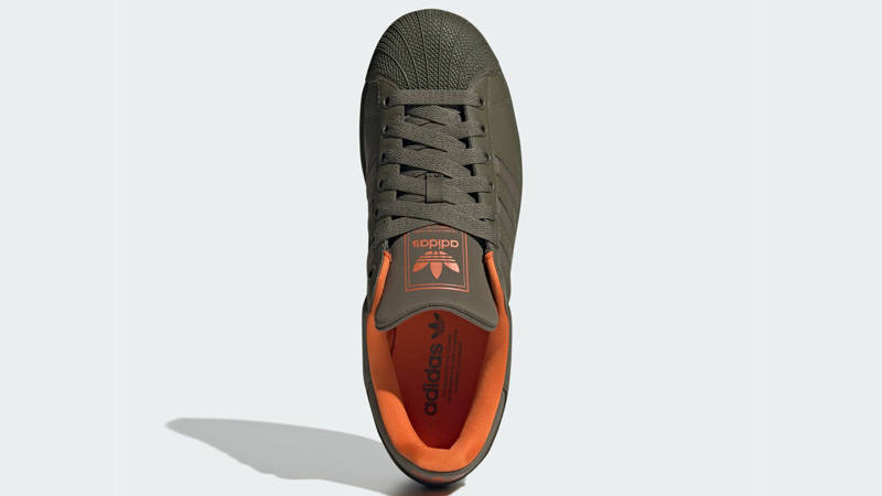 adidas Superstar II Olive Strata Orange Middle